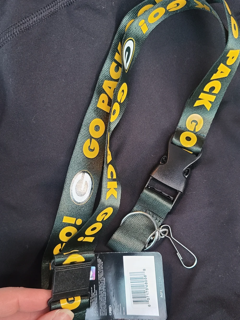 NFL Green and Yellow 'Go Pack Go' Green Bay Packers Landyard